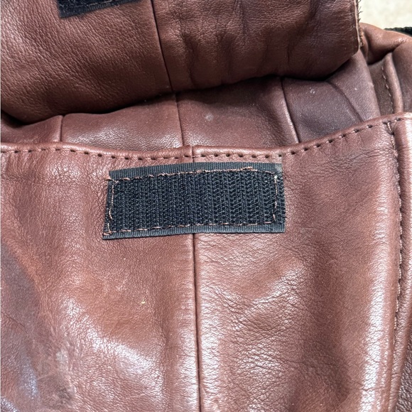 Vintage High End Brown Leather Dominis Pello Hip Pack Fanny Pack MINTY Rare Bag - Picture 7 of 9